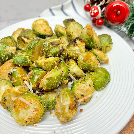 Super Easy Air Fryer Brussels sprouts