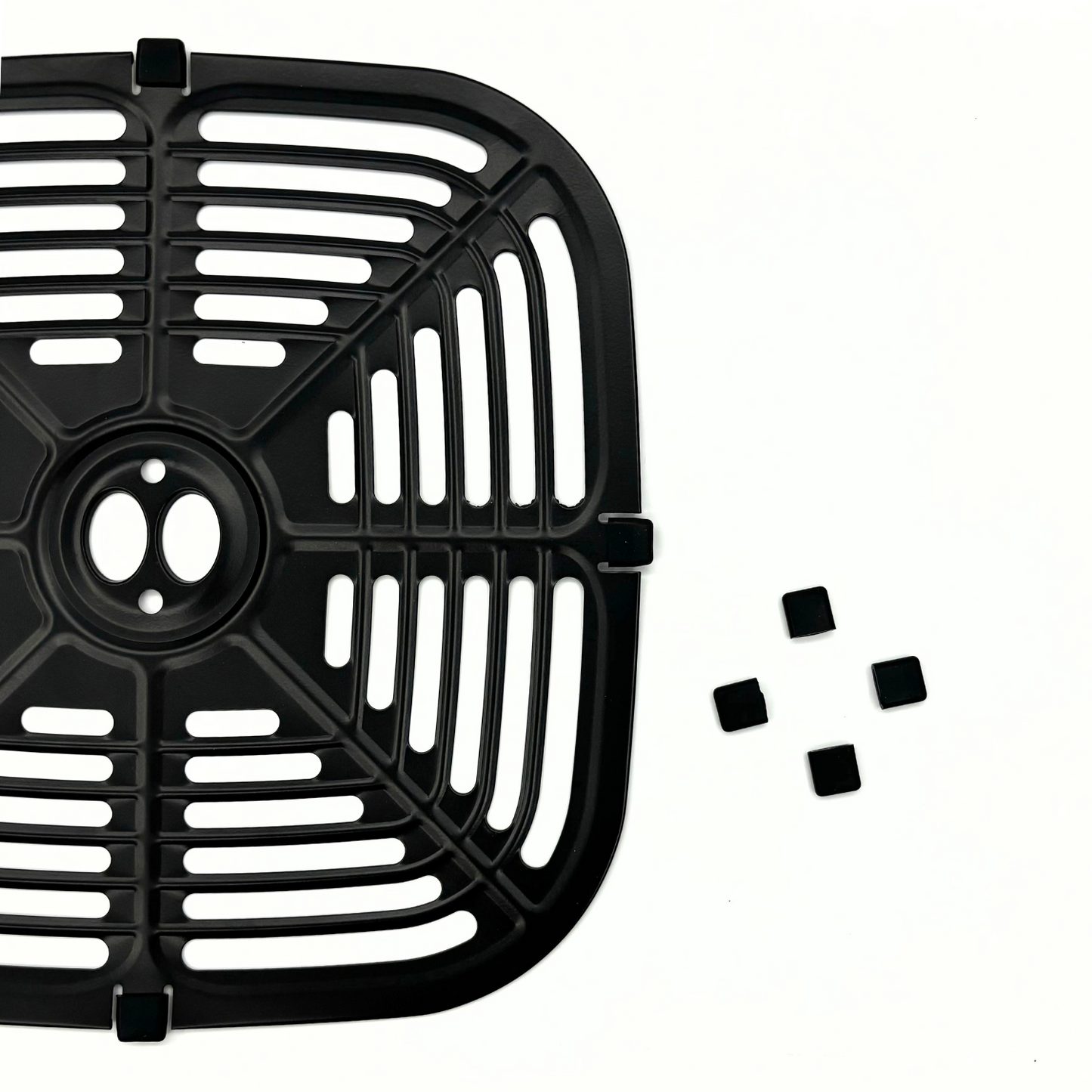 MIRASTON 8.5QT/4.5QT/2.8QT Air Fryer Tray Universal Silicone Cap - Prevents Tray from Falling Out-4pcs