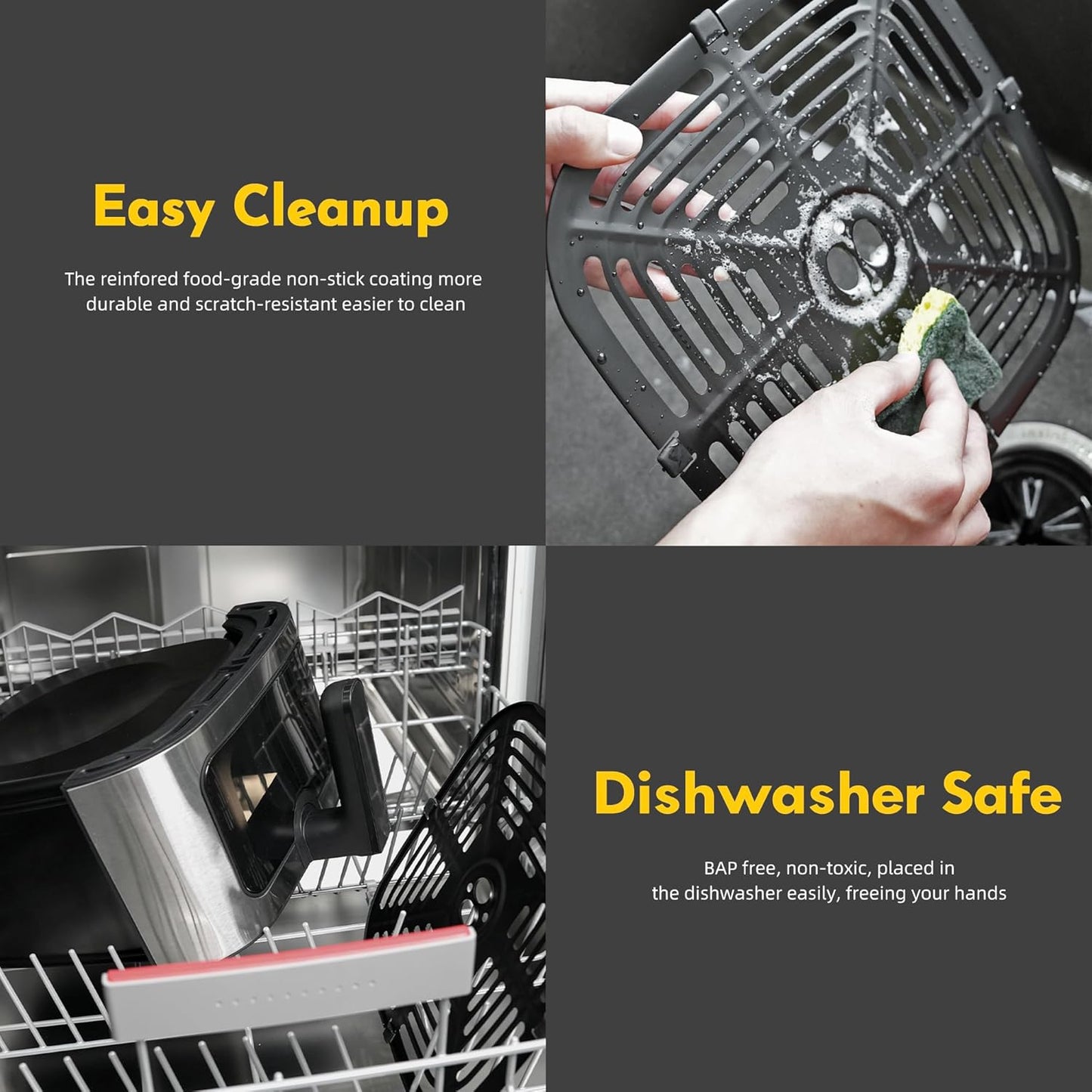 Most popular choice - MIRASTON Classic 8.5QT Air Fryer Tray