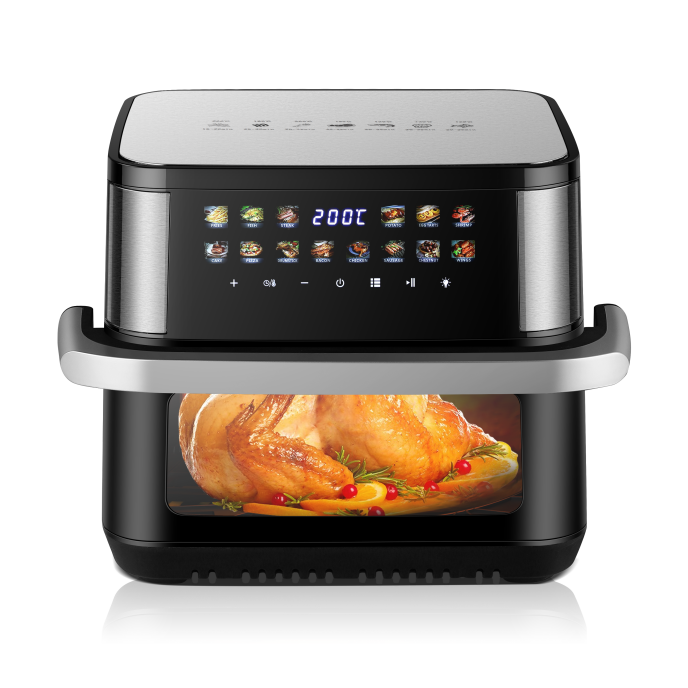 MIRASTON 10QT Digital Air Fryer with Viewing Window, 2000W Power Fast Cooking & Smart Operation, Efficient Cooking Appliance, Large Capacity for Family Cooking,