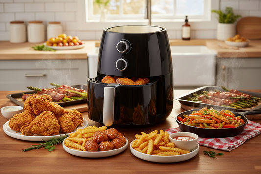 5 Air Fryer Recipes That Perfectly Fit American Tastes! Quick, Low-Fat, &amp; Easy with Miraston Air Fryer 🍔