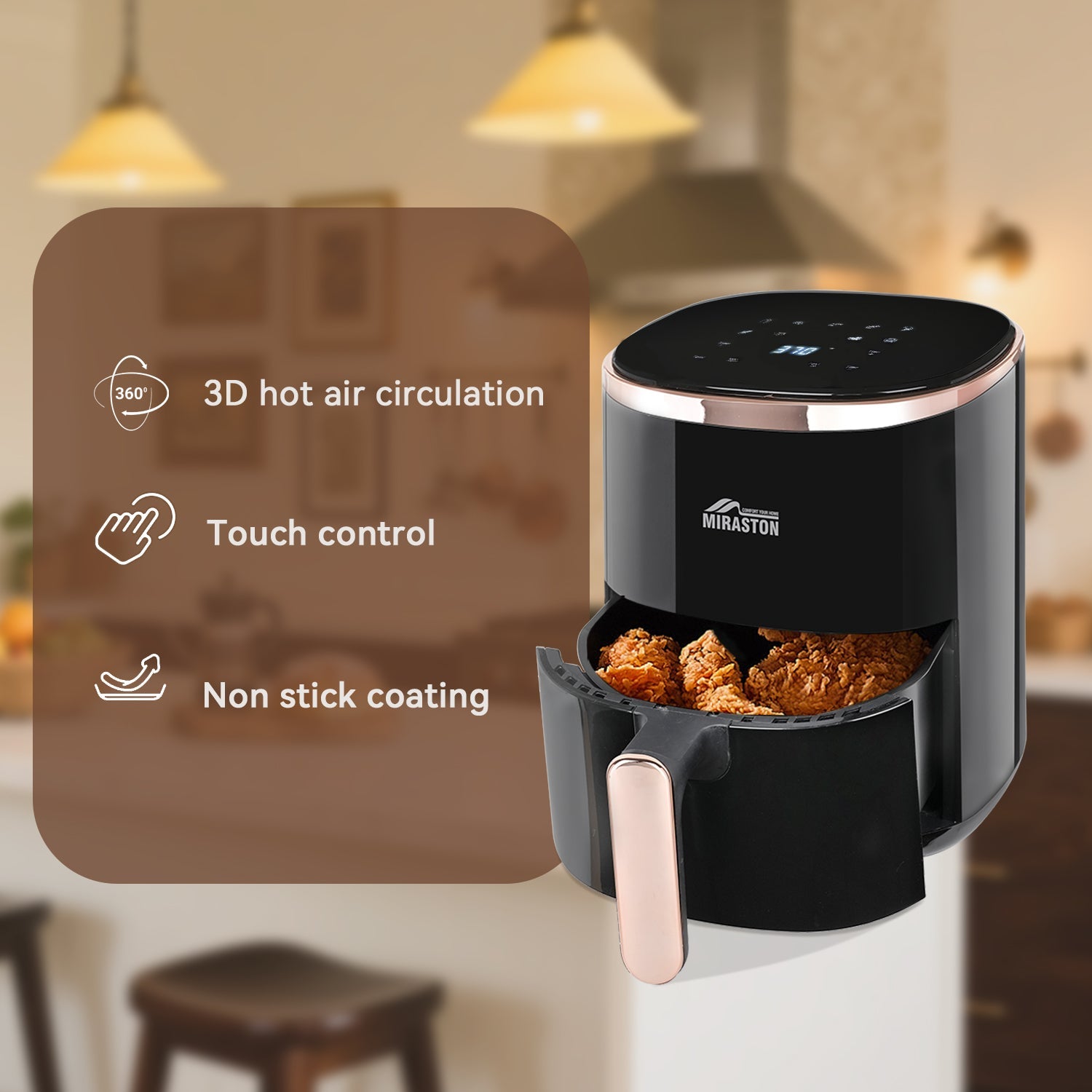 🎃👻Spooktacular Deal on MIRASTON Air Fryer! -- MIRASTON 3.6QT Air Fryer👻🎃