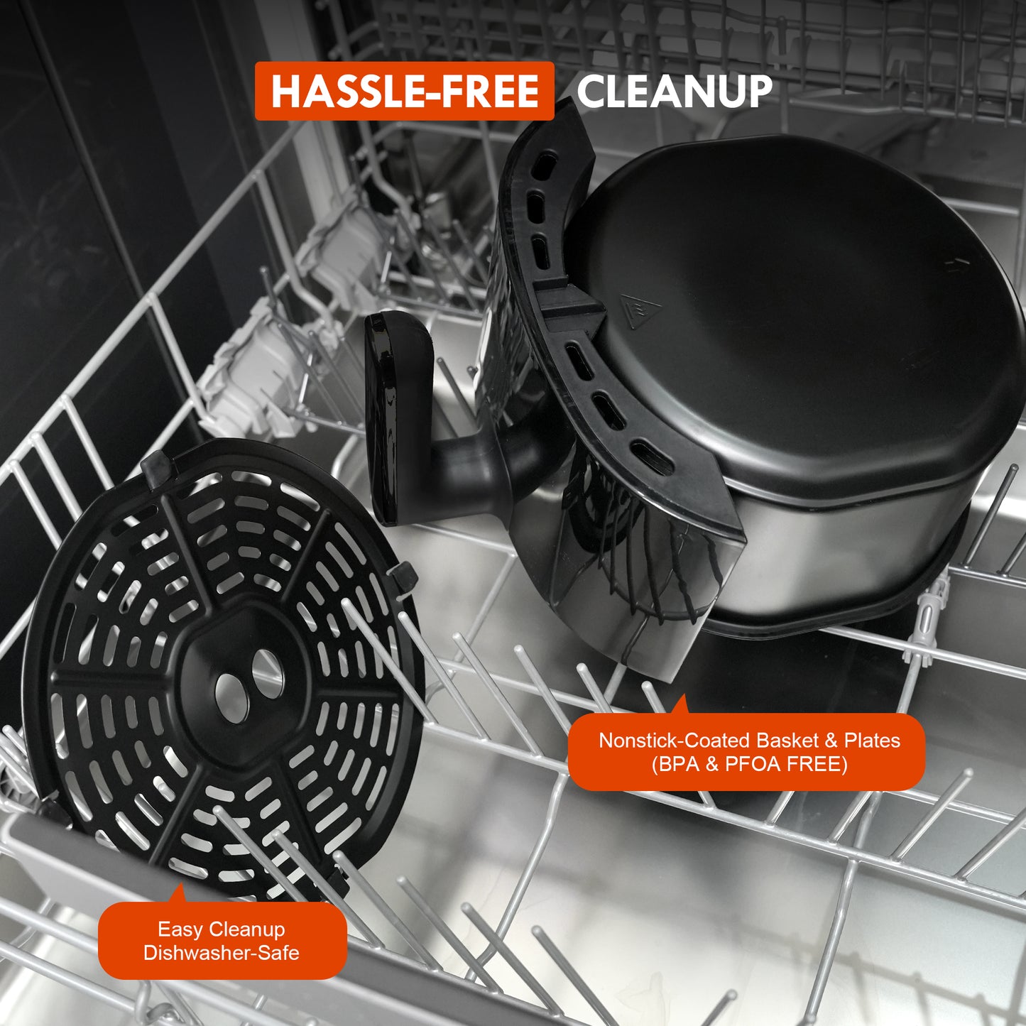 MIRASTON 3.6QT Air Fryer Tray
