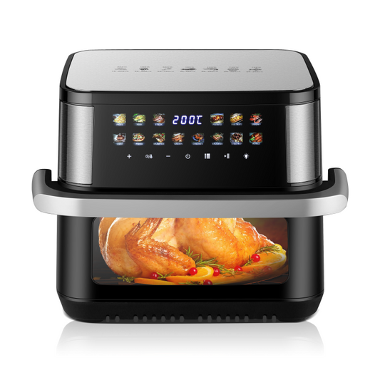 MIRASTON 10QT Digital Air Fryer with Viewing Window, 2000W Power Fast Cooking & Smart Operation, Efficient Cooking Appliance, Large Capacity for Family Cooking,